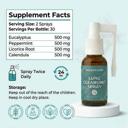 VelvaFlow™ Lung Cleansing Spray